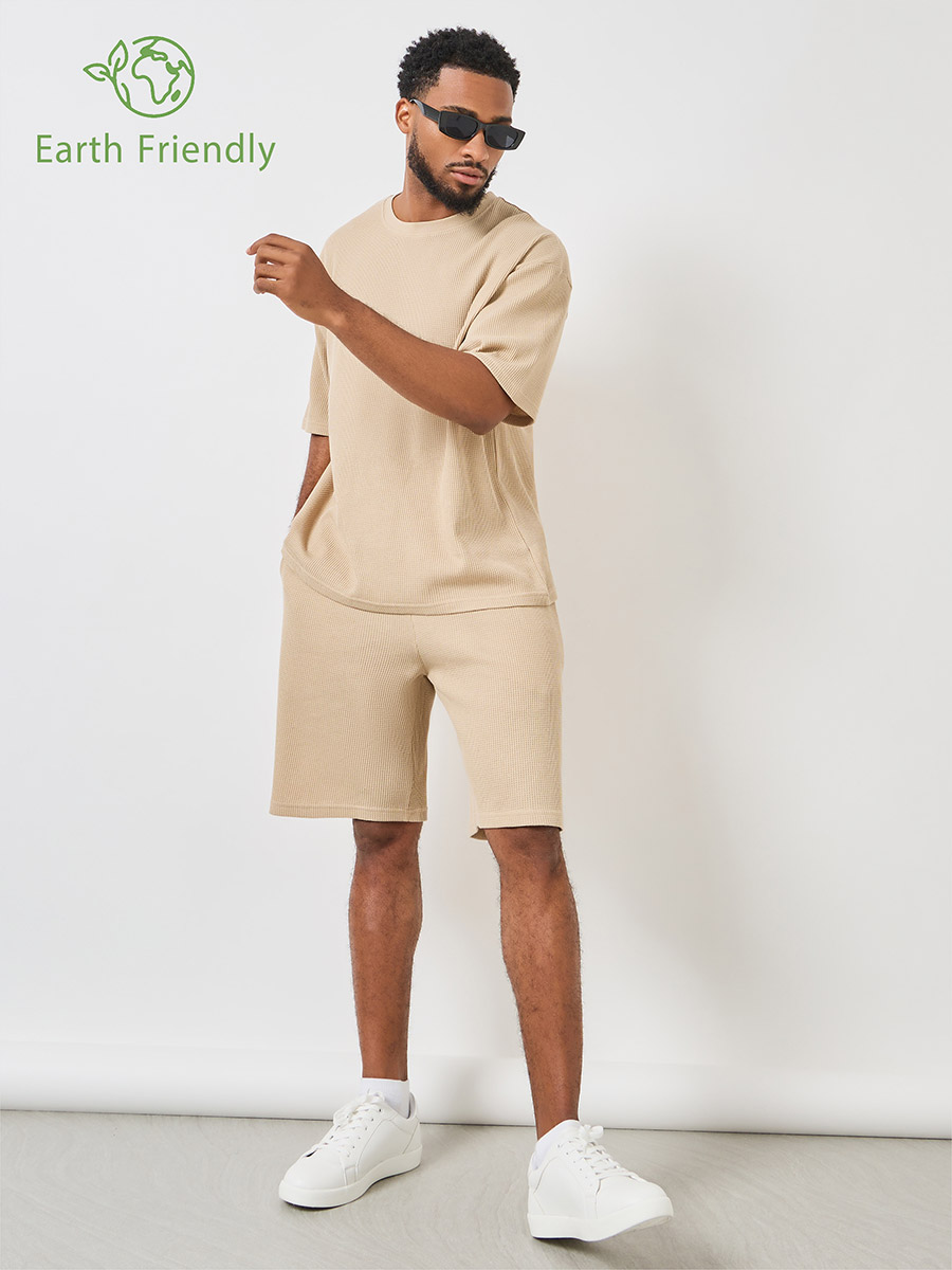 T Shirt Shorts Co Ord Sets Waffle Knit Knit Co Ord Shorts Buy