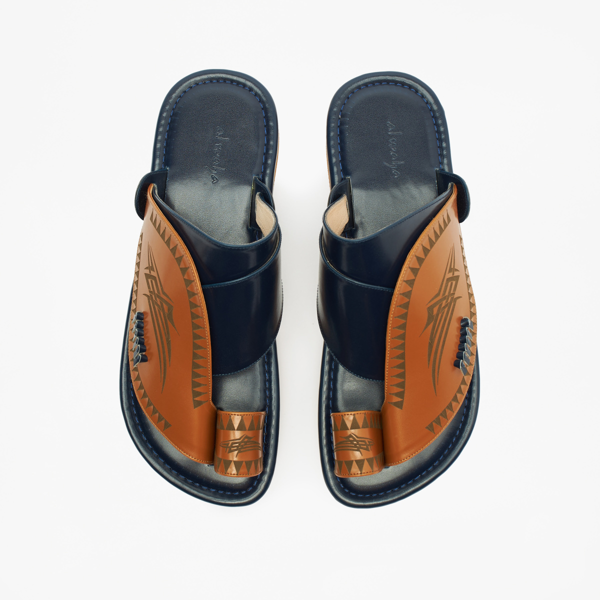 Genuine Leather Men Arabic Sandals By Chic | Chic