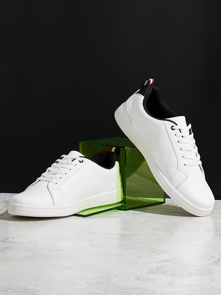 Pull Tab Comfort Lace Up Sneakers For Default Category at Saudi