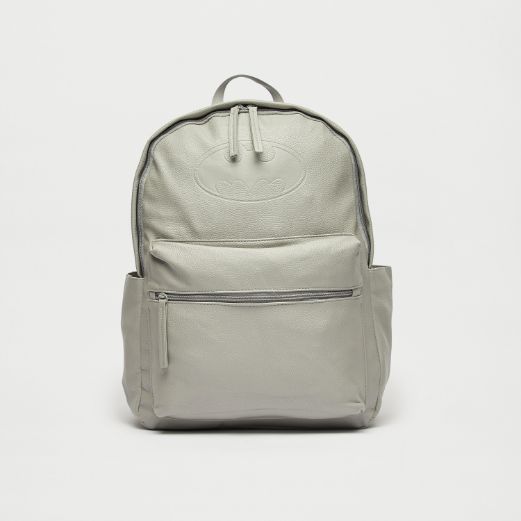 Batman Logo Detail Backpack For Men at Kuwait Styli