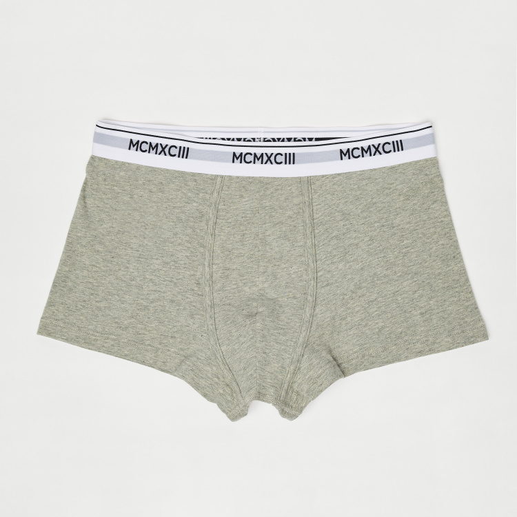 Pack of 3 - Printed Elasticised Waistband Hipster Briefs