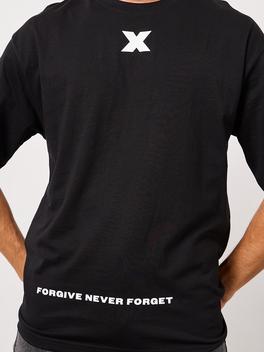 Buy Minimal Graphic Print Oversized Pure Cotton T-Shirt