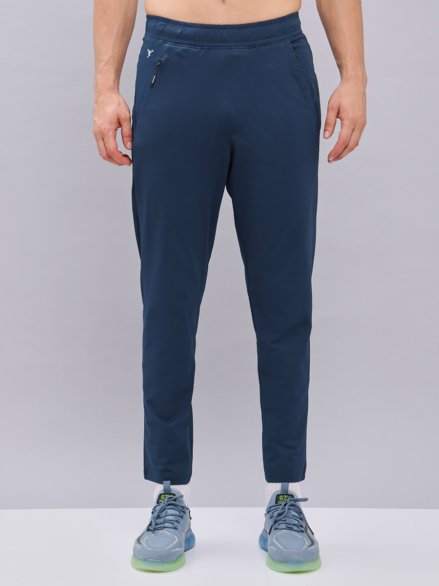 Buy Solid 4-Way Stretch Track Pants For Men