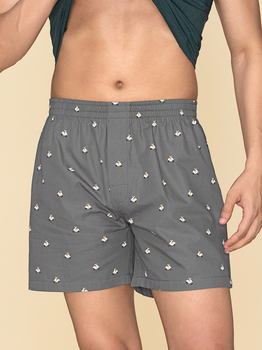 Pack of 2 - Printed Cotton Boxer