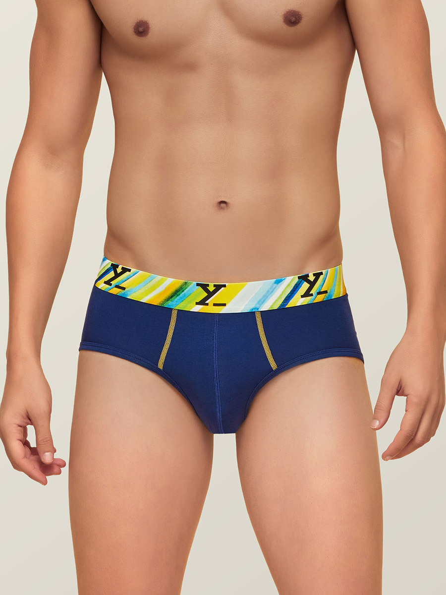 Pack of 2 - Printed Waistband Briefs