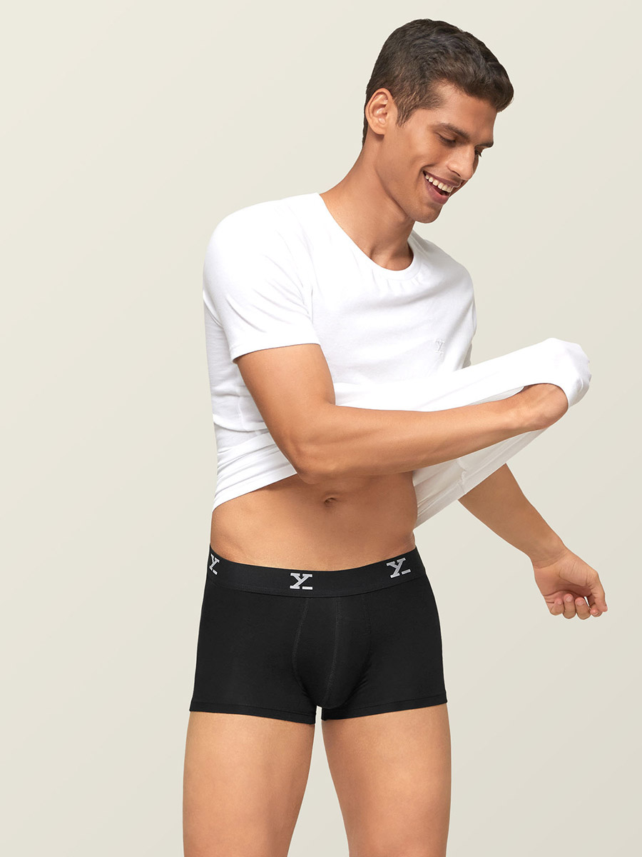 Buy Pack of 2 - Logo Waistband Detail Trunks Multi For Men