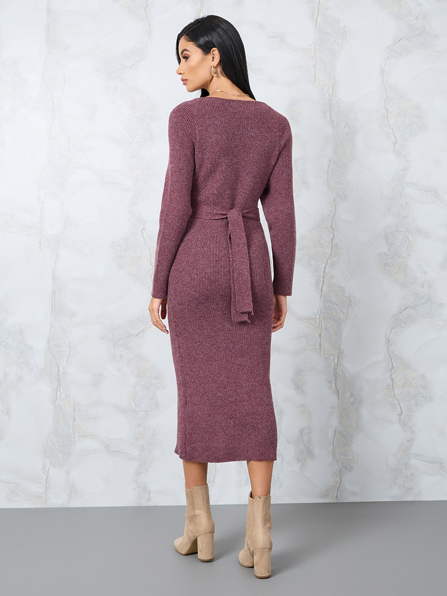 Cross Strap Long Sleeve Sweater Cross Strap Long Sleeve Sweater