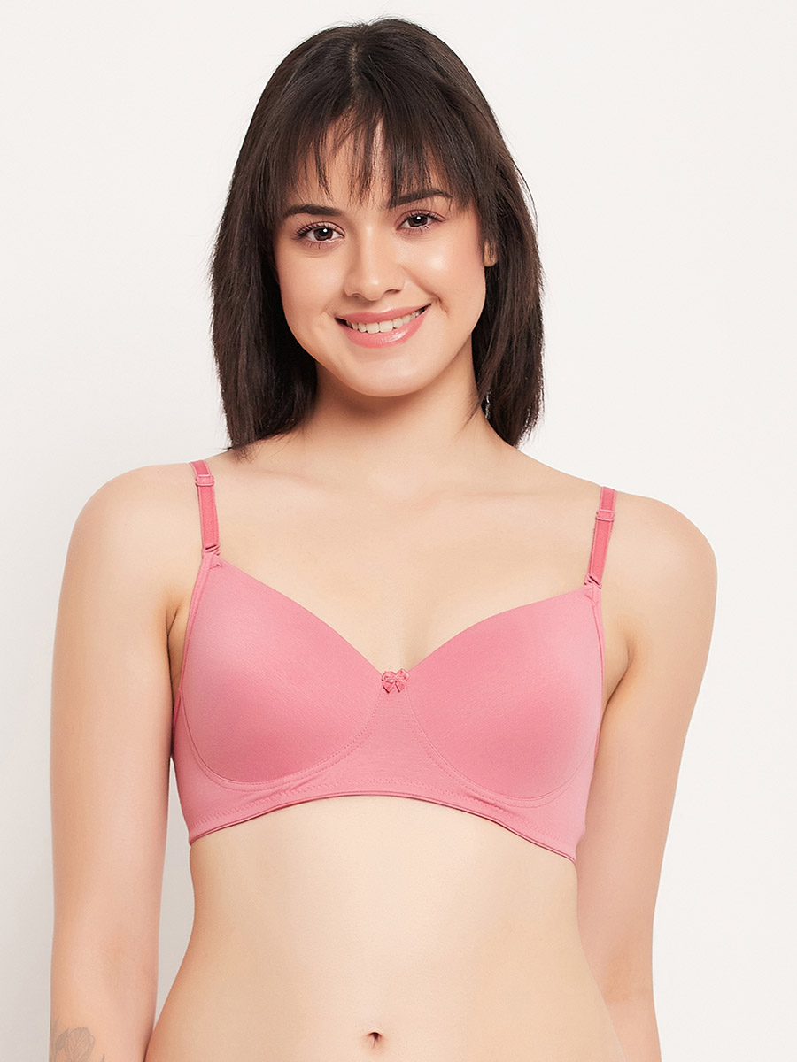 Buy Clovia Push Up Wired Full Coverage T-Shirt Bra - Beige at Rs.533 online