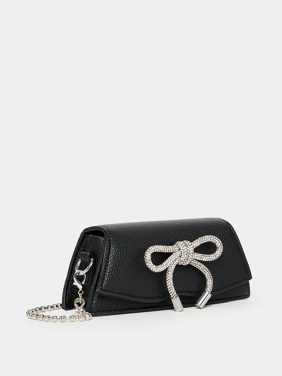 ★NOFFICIALNOFFICE★RIBBON BUCKLE SHOULDER BAG BLACK★人気 210d40facbeba1cf97105e517ea4a7