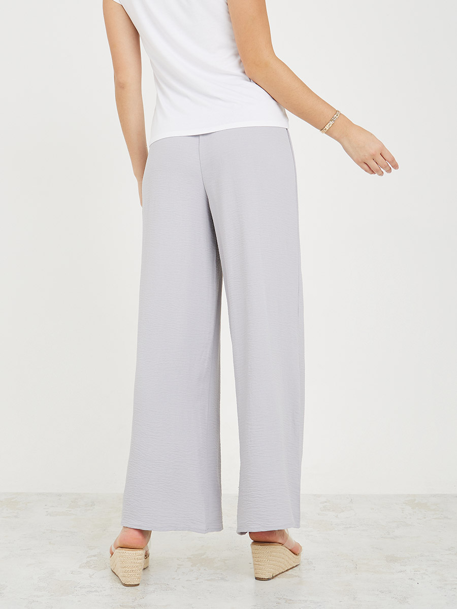 Wide Leg Pants with Elasticated Waistband