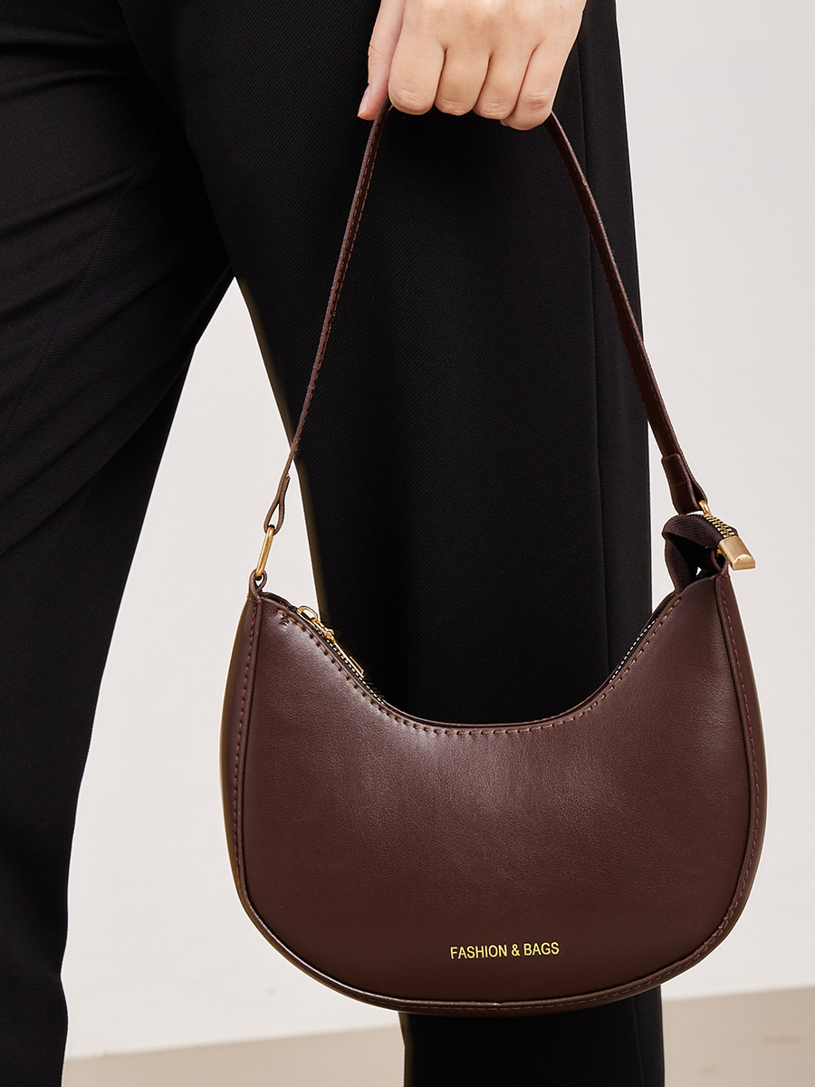 ★YEOMIM★ slash hobo bag crinkle brown Slash hobo bag (crinkle brown) - YEOMIM