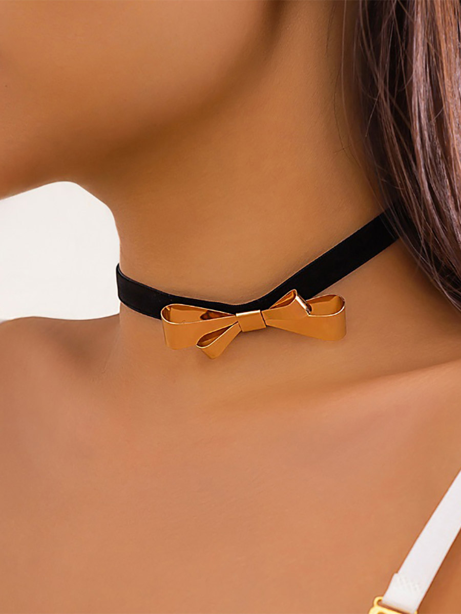 Ribbon Accent Choker For Women at UAE Styli - Main Image