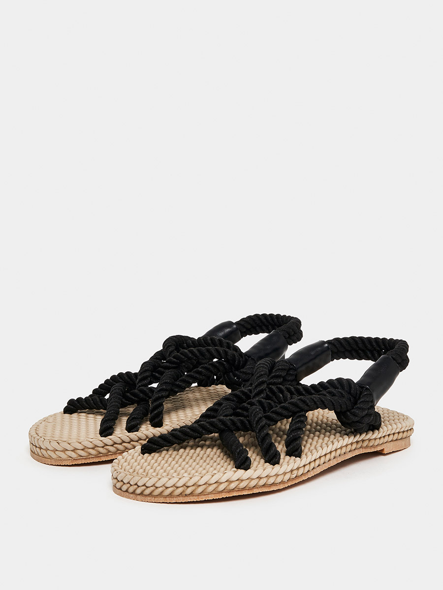 Platform Sandals Hm Rope Sandals Rope Sandals H&m Styli