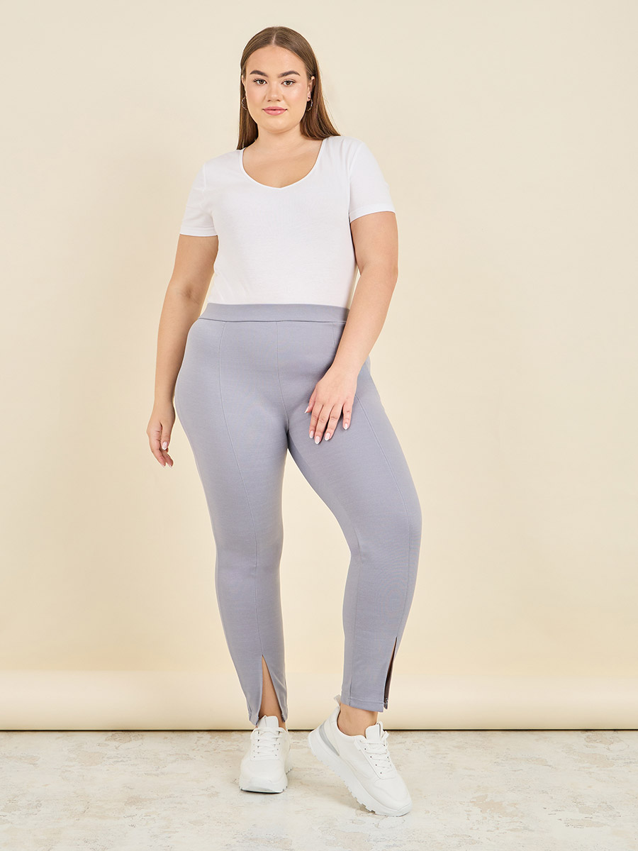 YENN【美品】 FRONT SLIT LEGGINGS / 38 High Rise Full-Length Legging in Takara Shine - Black – Carbon38