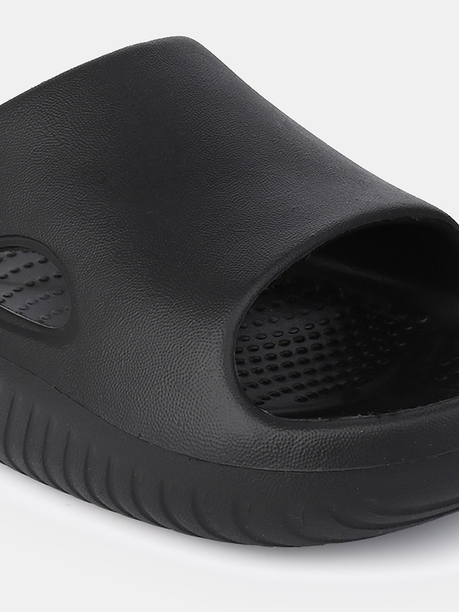 Buy Cut Out Detail Light Weight Slides Black For Default Category ...