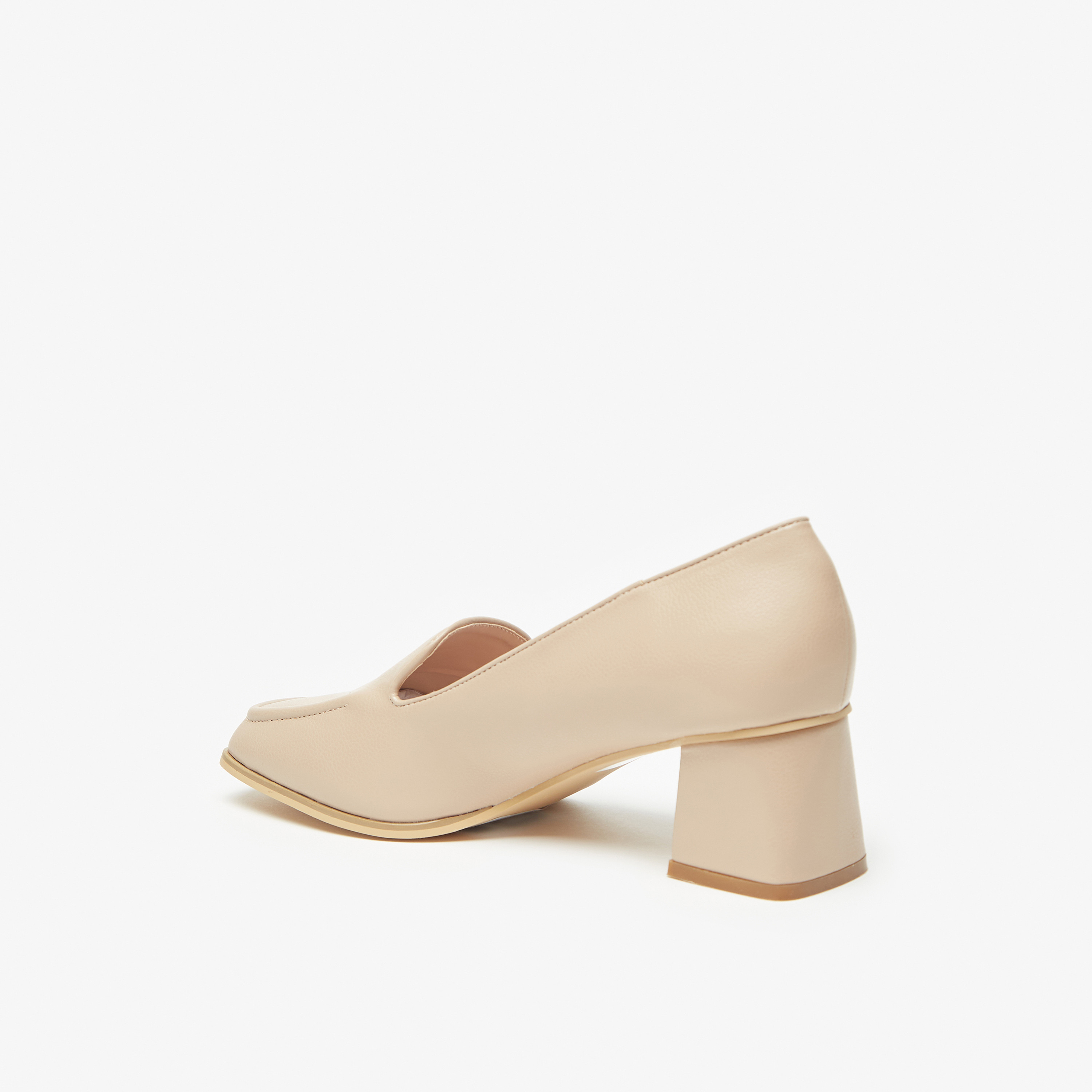 Shop Textured Slip-On Block Heels Sandals Online | Max Kuwait