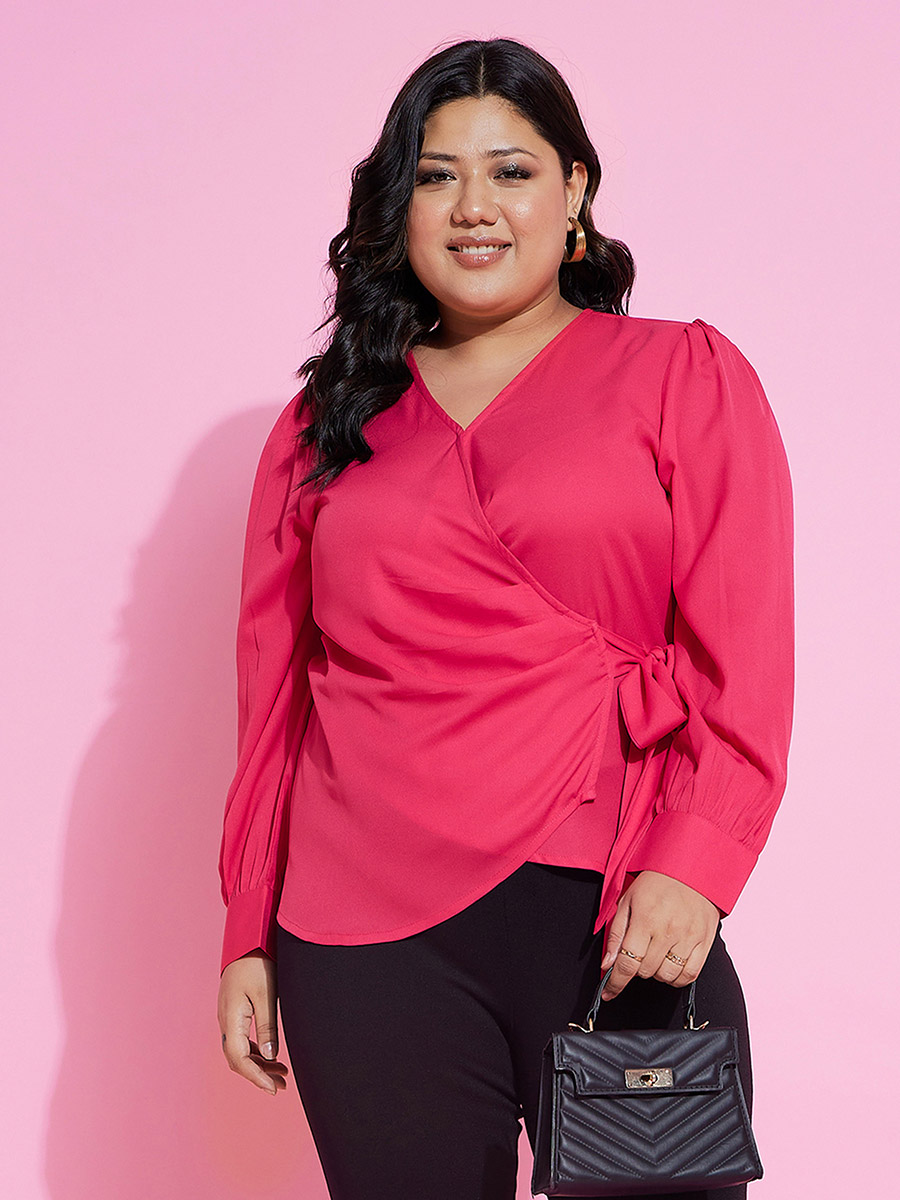 Peplum Tops Hot Pink Plus Size Tops Peplum Dress Plus Size Long