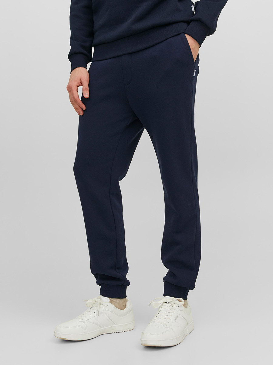 Buy Classic Regular Fit Jogger with Drawstring Navy Blue For Men