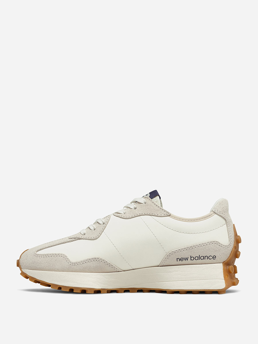 New Balance 327 Sneaker in Lime Leaf & Hot Mango | FWRD