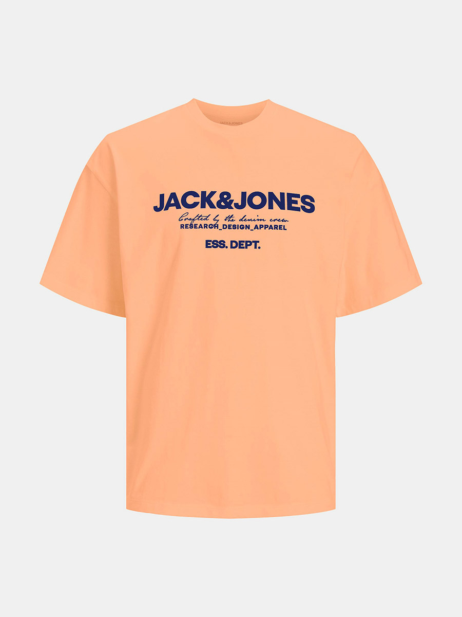 Logo Print Boxy Fit T-shirt For Men at Bahrain Styli