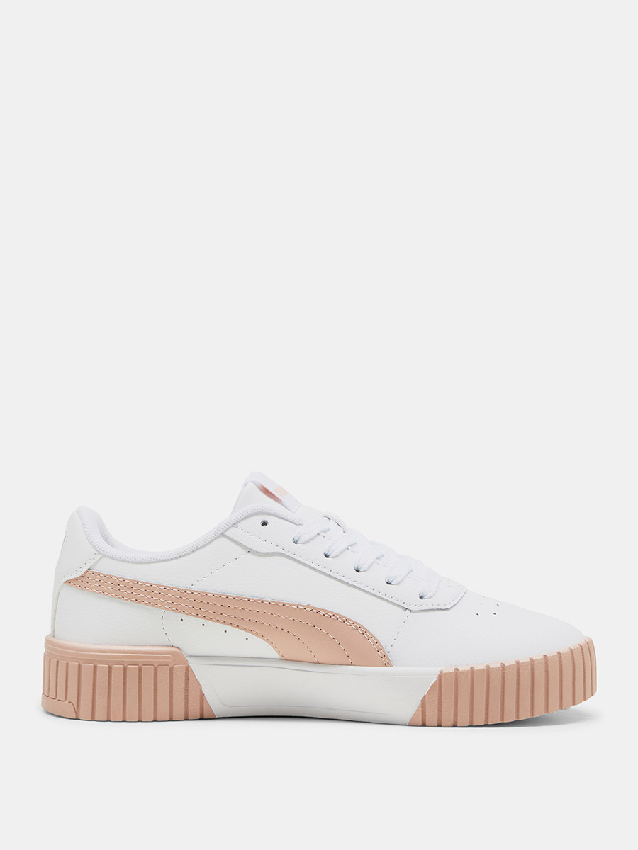 Puma Carina Crew White Puma Carina Crew Metallic