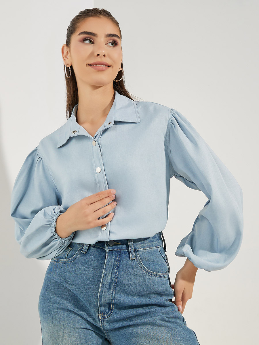 SHARE SPIRIT シャツ BALLOON BLOUSE m45415447737_1.jpg