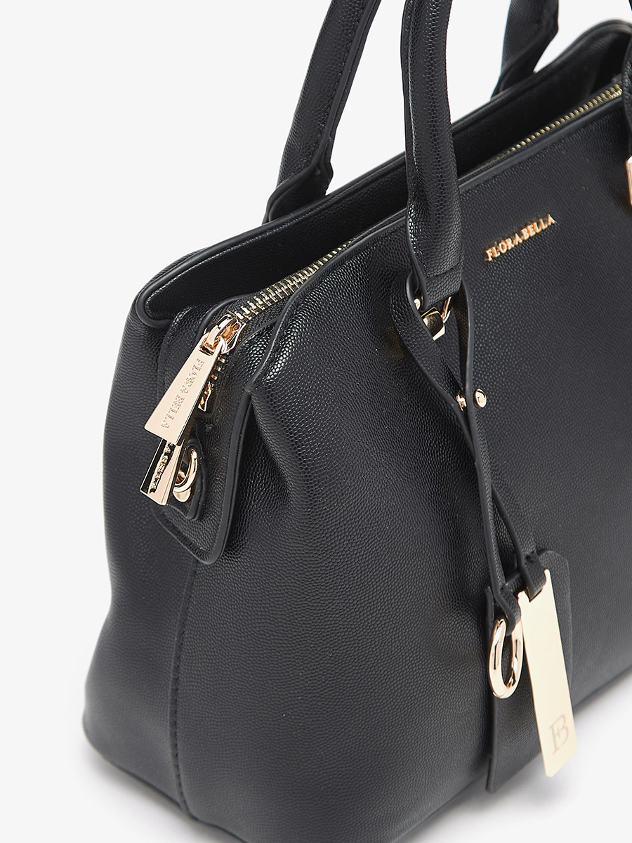 ★TOUT Y EST★ Simple shopper bag 62 pleated pleats black S SMALL PLEATED TOTE BAG - BLACK | COS