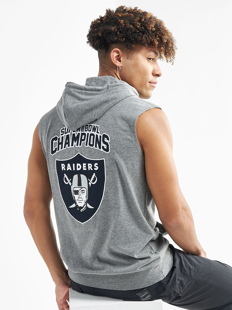 Las Vegas Raiders Print NFL League Sleeveless Hoodie For Default