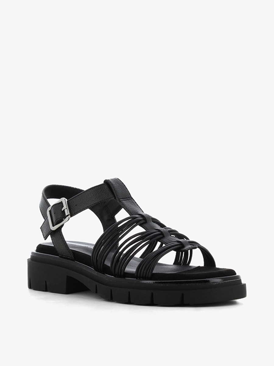 Strappy Platform Sandals with Buckle Closure For Default Category