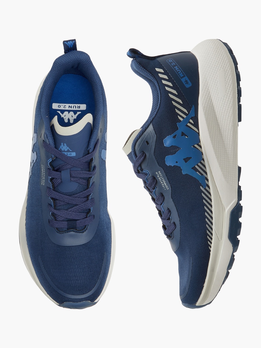 Men Lace-Up Running Shoes with Pull Tabs RUN For Default